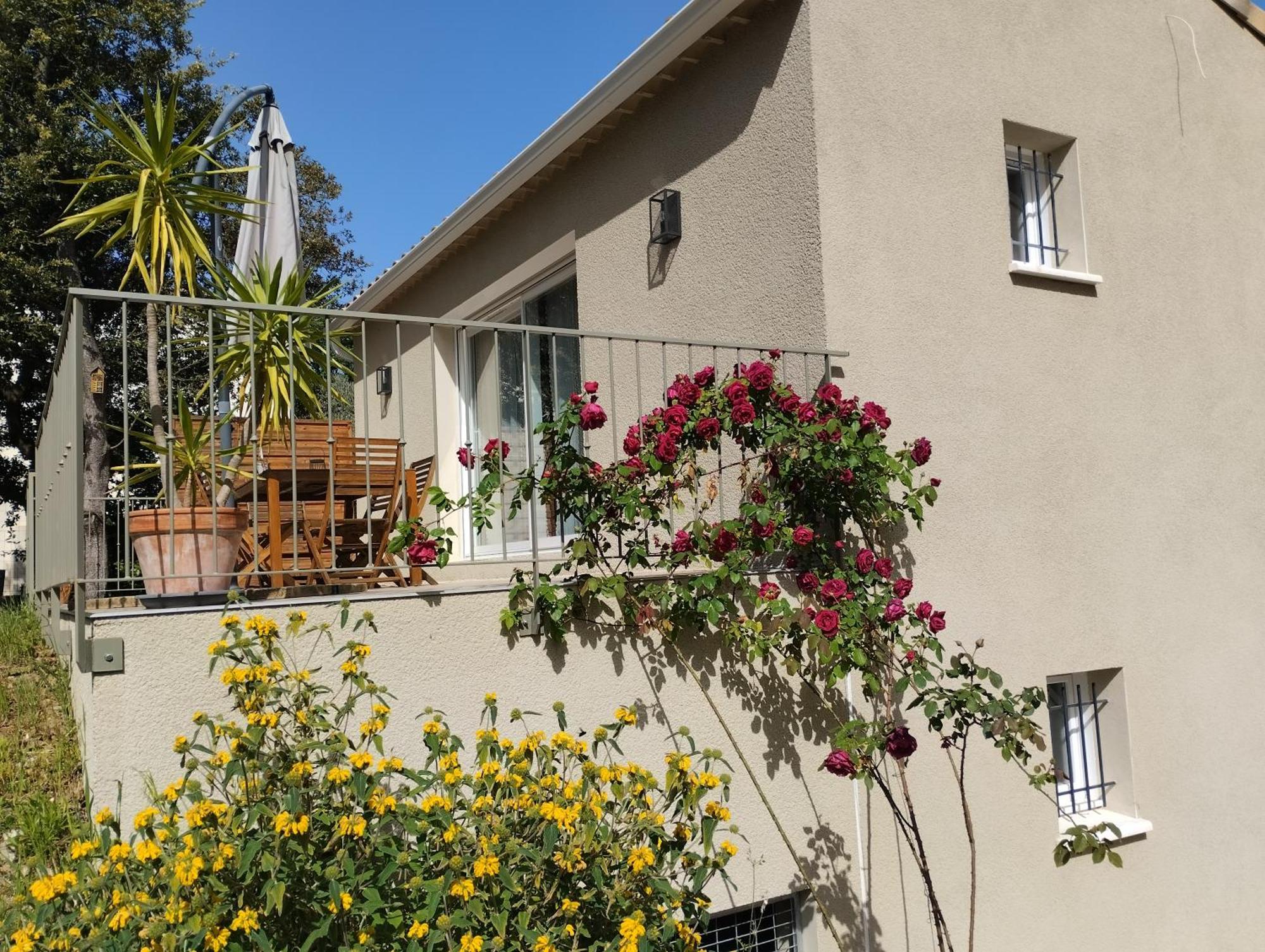 Charmante Maison Avec Jardin Aux Portes Des Gorges De L'Ardeche Saint-Julien-de-Peyrolas Exterior photo